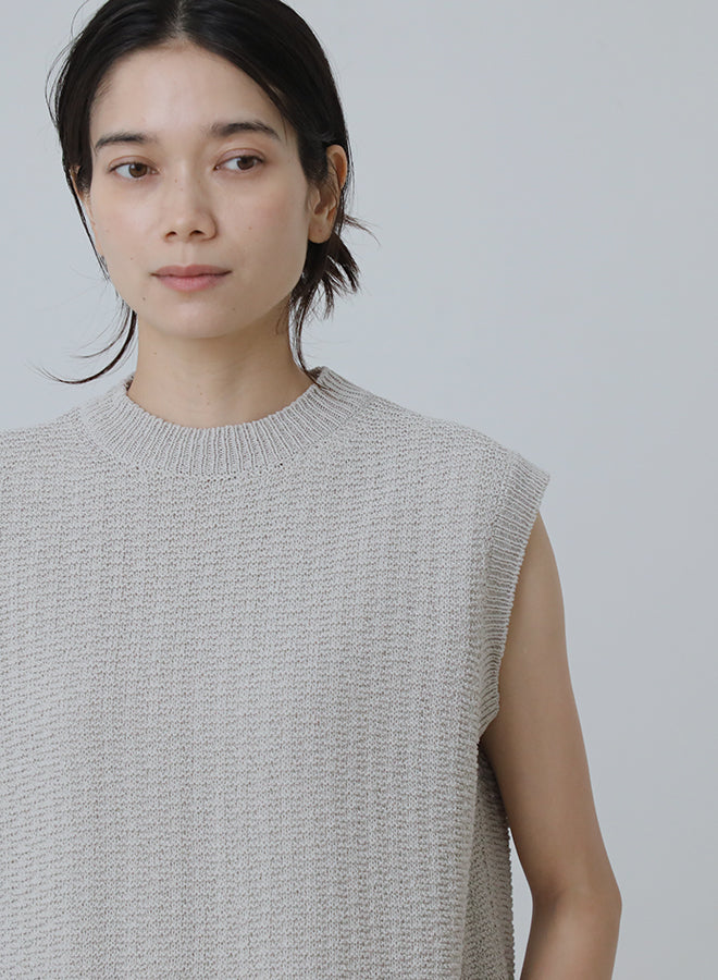 cotton linen vest