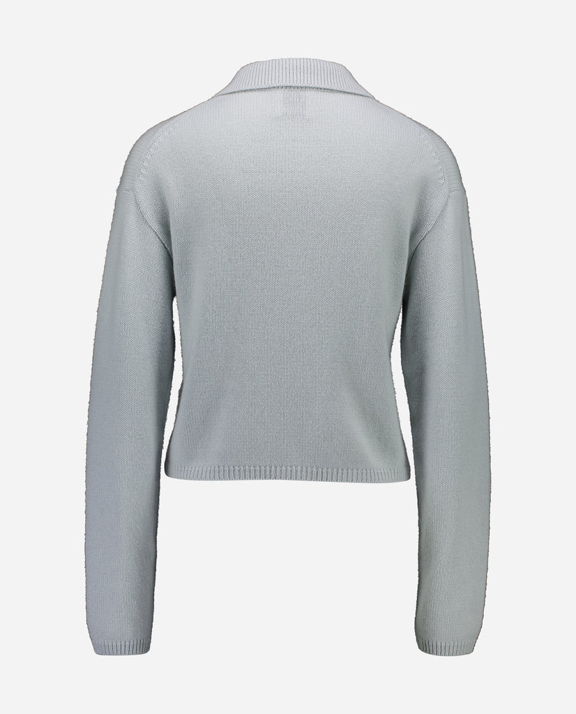 collar cardigan with zip 1/1